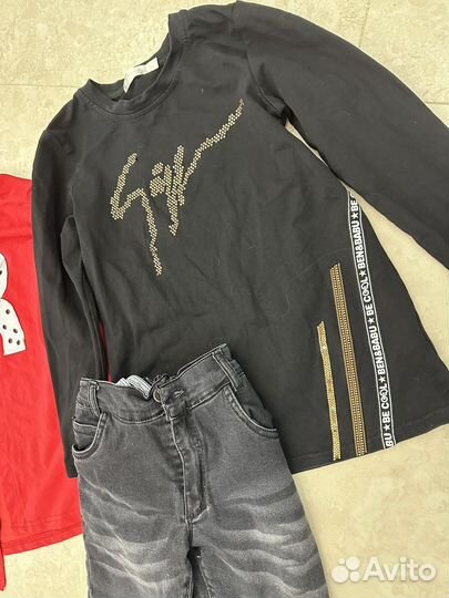 Вещи пакетом на девочку 140