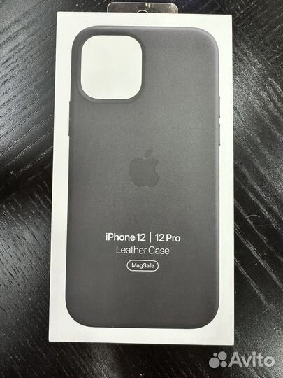 Чехол Apple iPhone 12/12pro A2494 кожа (оригинал)