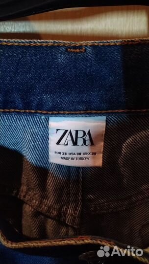 Джинсы Zara мужские широкие размер S