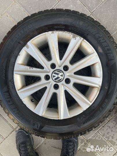 Колеса на volkswagen с резиной michelin