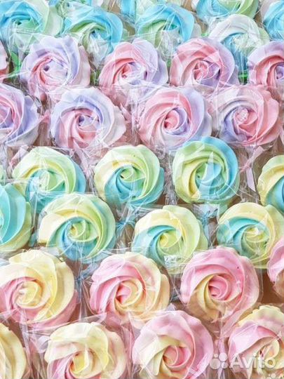 Меренга (безе) на палочке