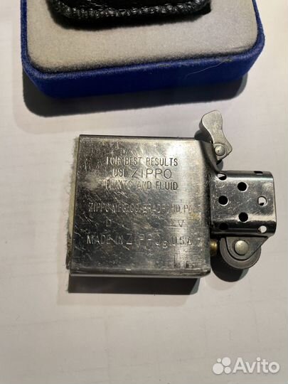 Зажигалка бензиновая zippo золотая