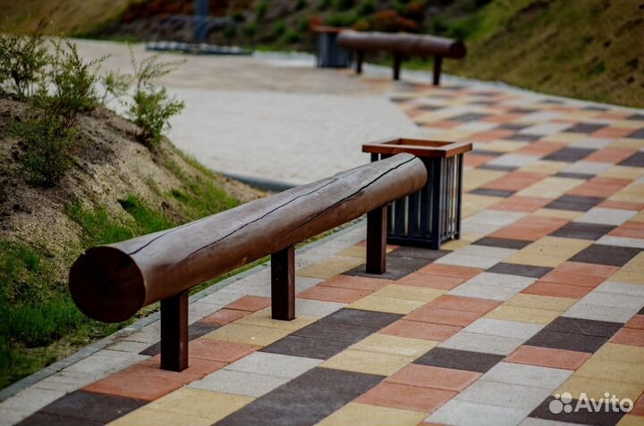 Тротуарная плитка, брусчатка от завода в наличии