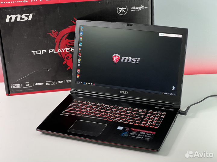 Мощный MSI 17.3”120Hz Core i7 32g озу SSD512g