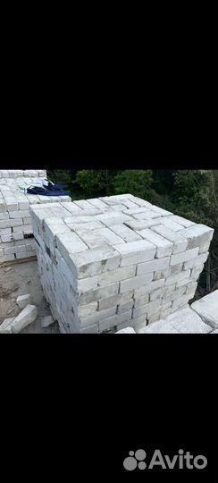 Кирпич силикатный бу