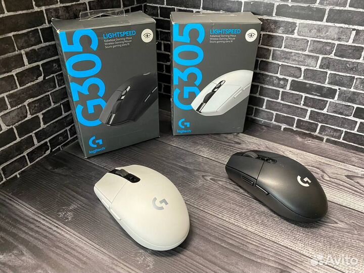 Игровая мышь Logitech G305 Lightspeed Black\White