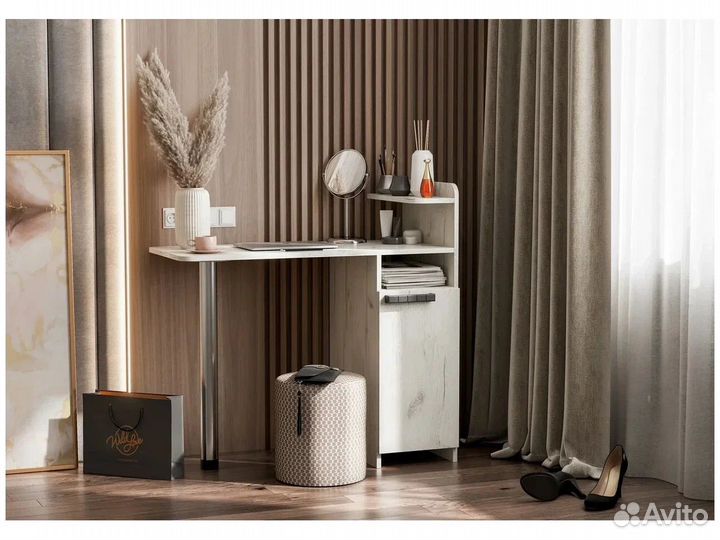 Стол макияжный (маникюрный ) №2 (96х94х45) серый