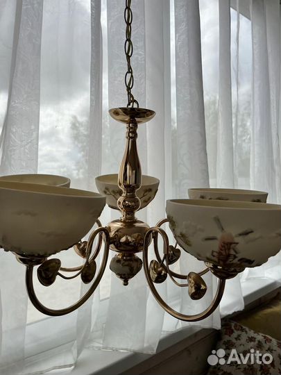 Люстра потолочная бу