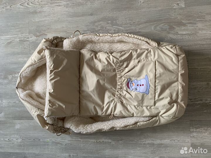 Зимний конверт в коляску или санки