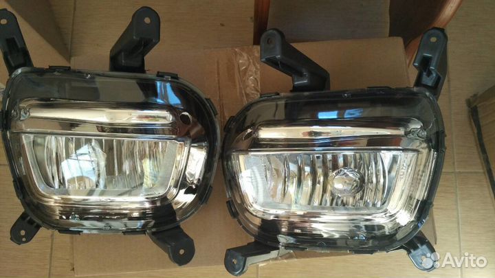 Фары противотуманные (птф) на Kia Rio рестайлинг