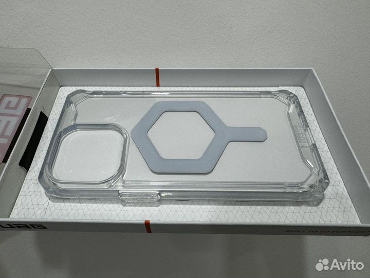 Magsafe Uag Plyo iPhone 15 Pro MAX, Ice/White