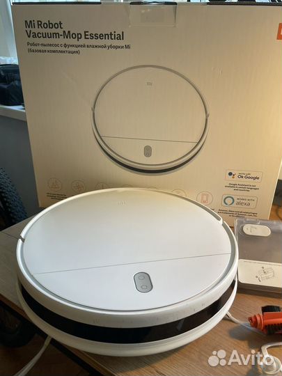 Робот пылесос xiaomi mi robot vacuum mop essential