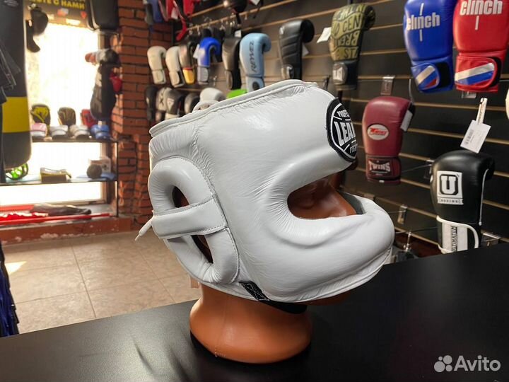 Шлем боксерский с бампером Leaders