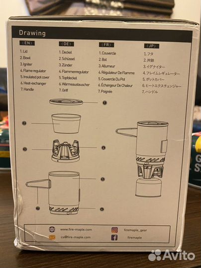 Полевая кухня газовая + 3 балона