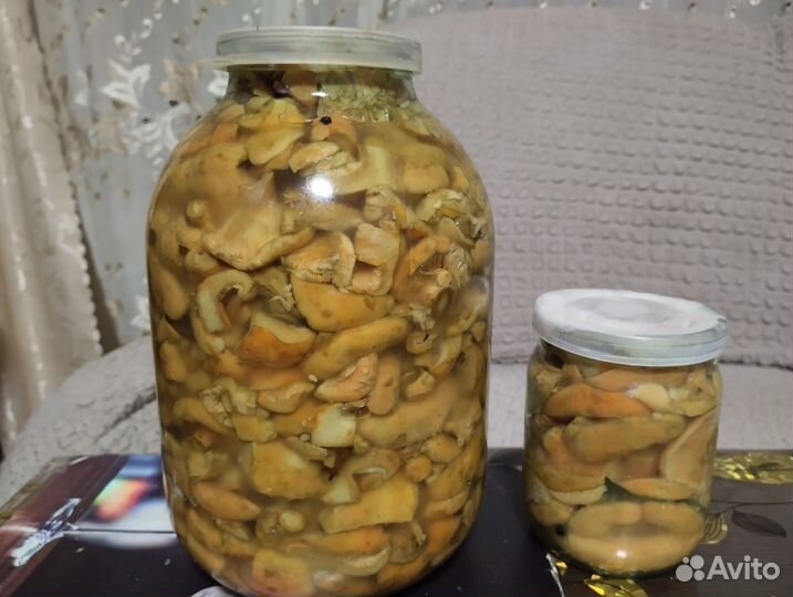 Грибы рыжики соленые и белые сухие сбор 2023 г