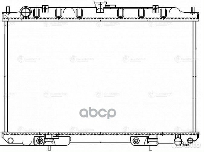 LRc 1428 Радиатор nissan maxima 2.0/3.0 99- LRc