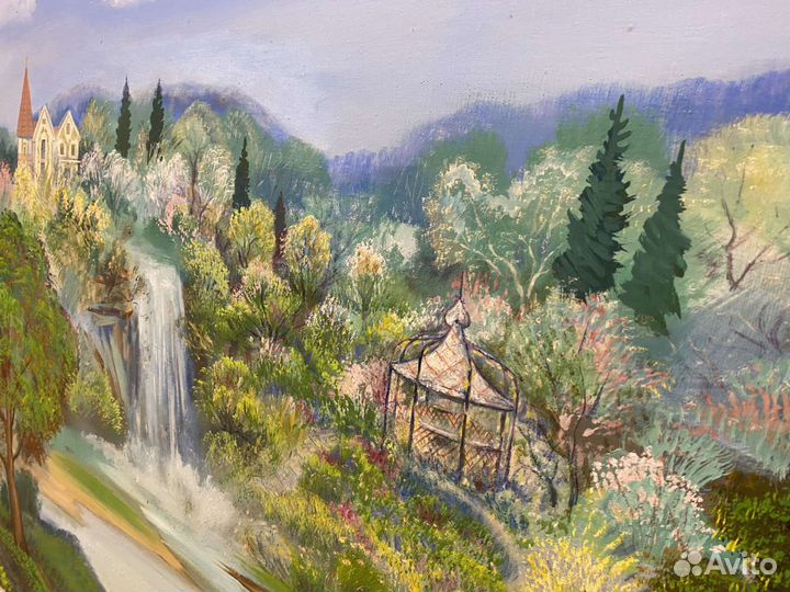 Картина маслом на холсте пейзаж