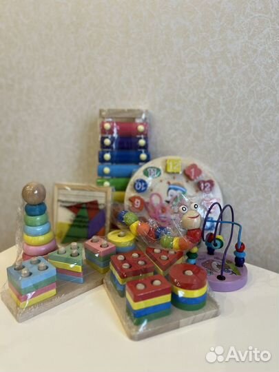 Развивающие деревянные игрушки