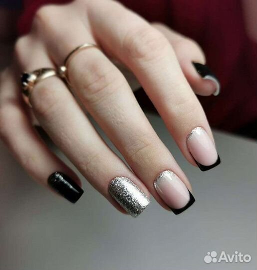 Маникюр и гель лак в один тон