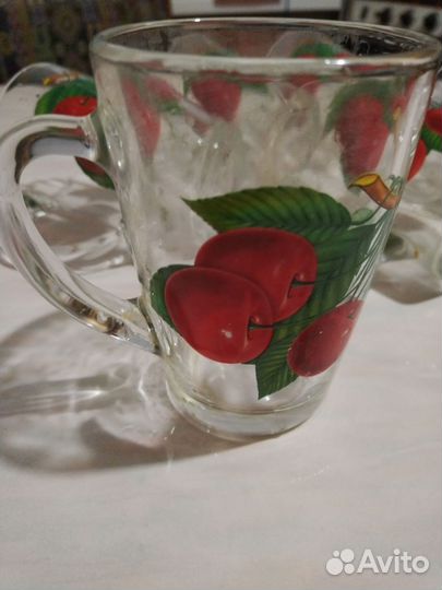 Кружка чайная, стекло