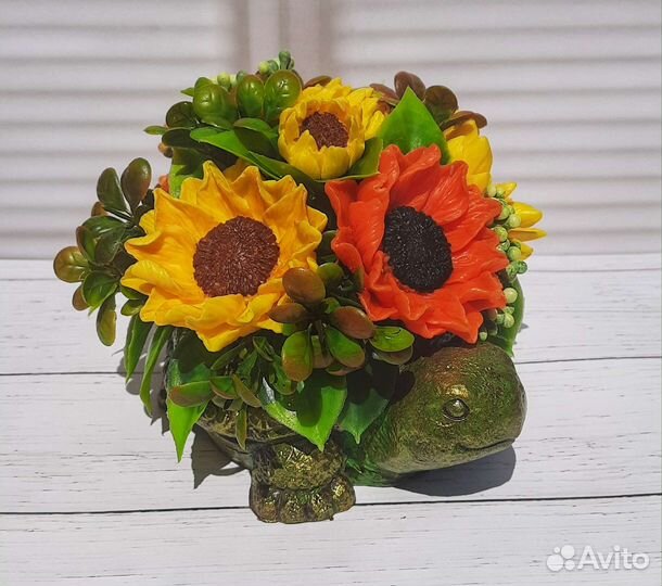 Букет цветов из мыла