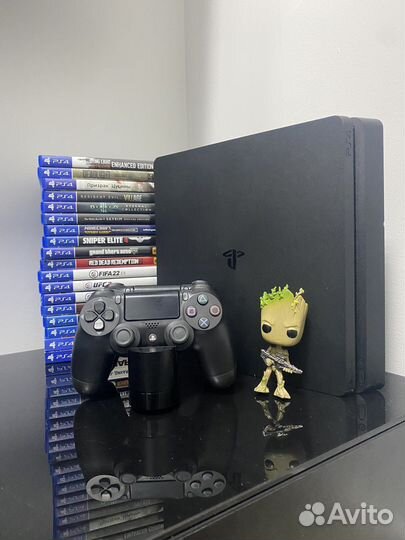 Sony PS4 Slim + 500 игр