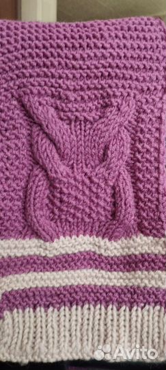 Комплект шапка и шарф для девочки