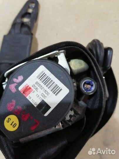 Ремень безопасности передний левый Audi A6 BKH