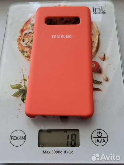 Чехол Silicone cover на Samsung S10