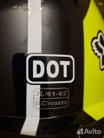 Шлем кроссовый WLT 188 Fox Racing