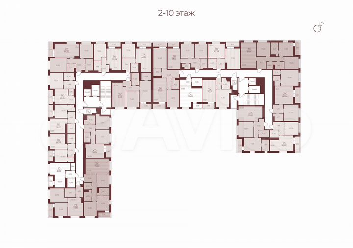 1-к. квартира, 41,5 м², 10/14 эт.