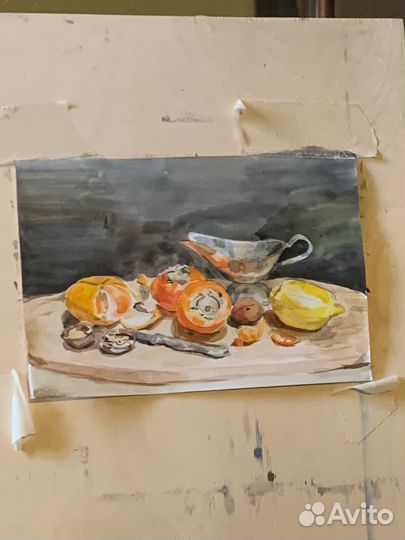 Академическая живопись акварель, рисунок