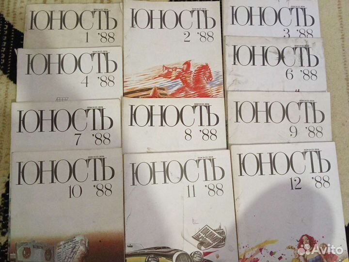 Журнал Юность 1988 год