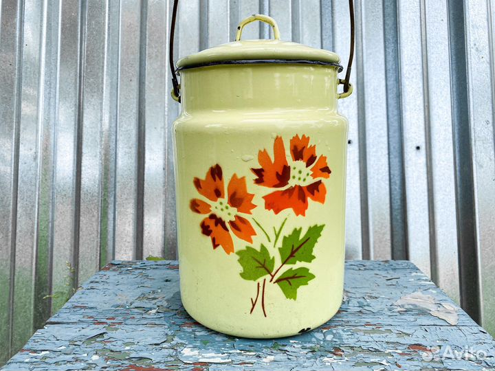 Бидон эмалированный СССР