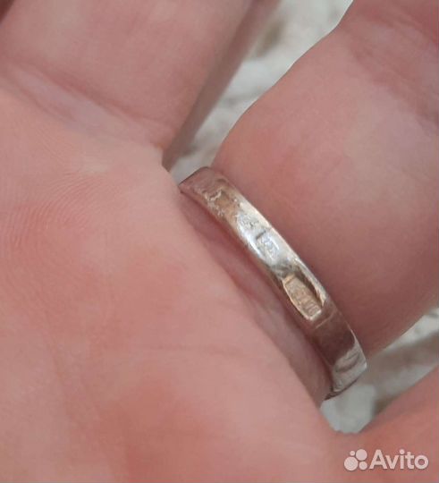 Серебряное кольцо СССР с горным хрусталем