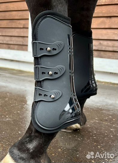 Ногавки стан черн/коричн новые