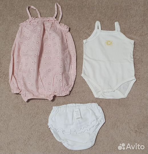 Детские вещи пакетом 68 74 на девочку