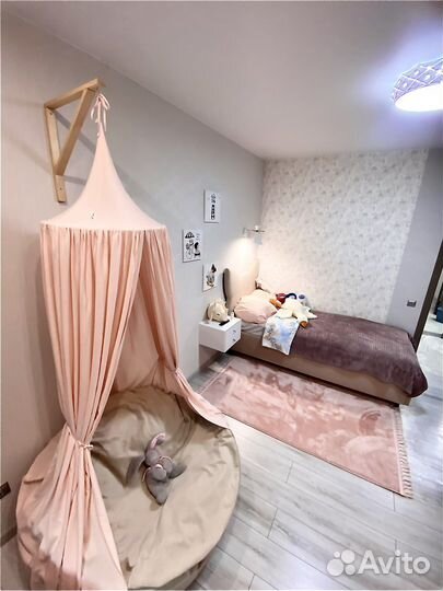 Балдахин цвет пудра