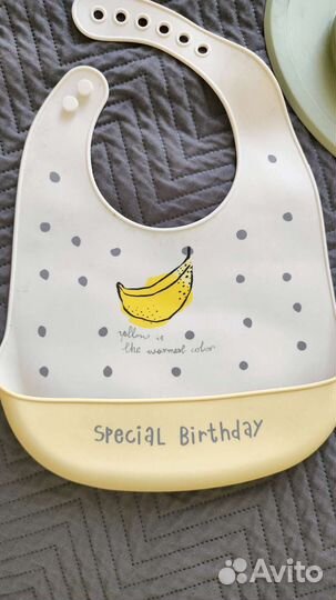 Тарелка ezpz mini,фартук, ложка