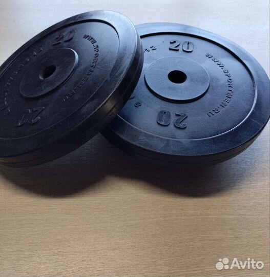 Диски блины обрезиненные 20кг