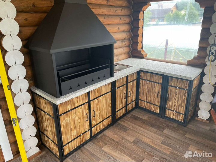 Барбекю печь кухня Loft - производство