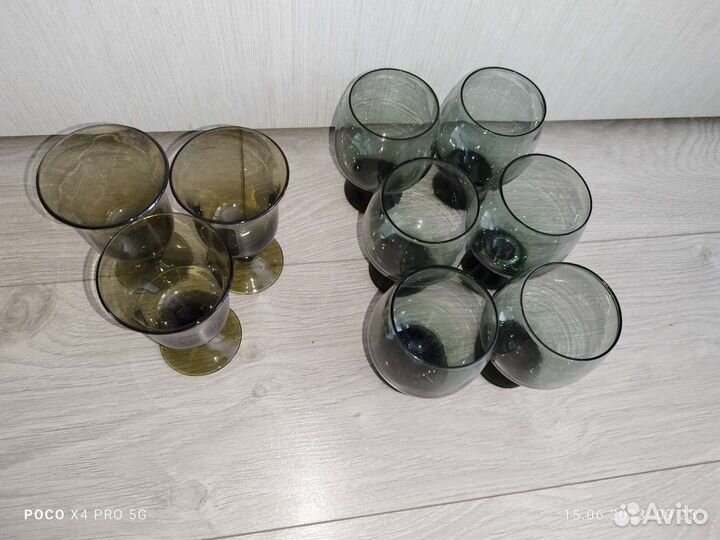 Бокал и фужеры стекло