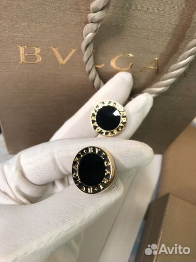 Запонки мужские Bvlgari Новые (арт.379)