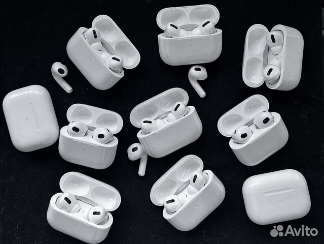 Airpods левый, правый, кейс 3/pro (оригинал)