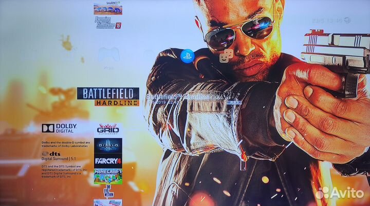 Прошитая Sony PS3 Slim 320GB, 2 джоя, закачено 45