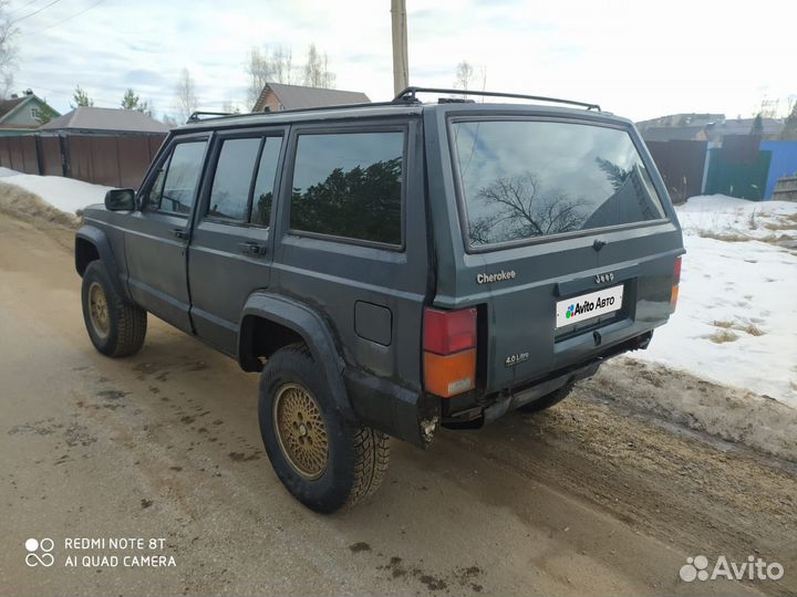 Jeep Cherokee 4.0 AT, 1990, 381 000 км