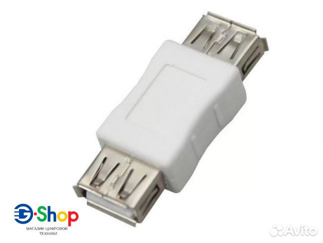 Соединитель USB-A (гнездо) - USB-A (гнездо)