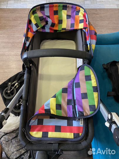 Коляска bugaboo chameleon 2 в 1 и подножка ребенка