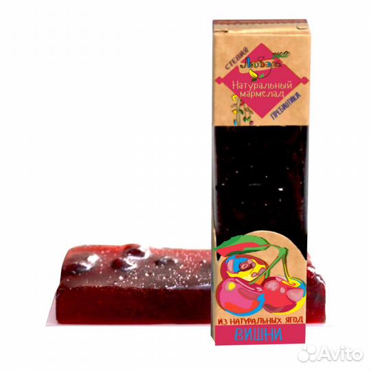 Мармелад-мини из натуральной Вишни 50 гр