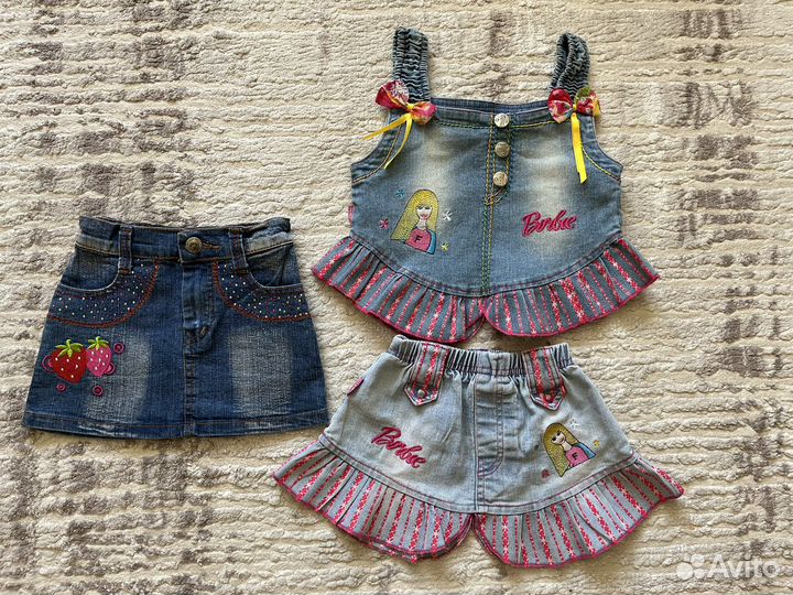 Костюм для девочки + юбка